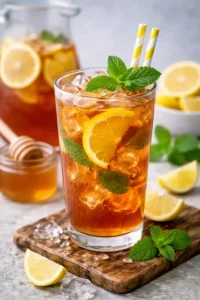 classic lemon iced tea refreshing homemade summer drink